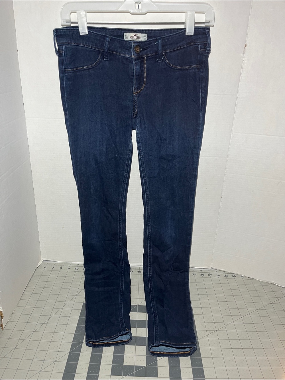 Hollister Women's Dark Indigo Skinny Jeans